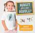 Kinder Mädchen T-Shirt Schulanfang Schultüte-Grafik mit Name personalisiert Schriftzug Endlich Schulkind 2026 SpecialMe®preview