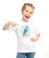 Kinder Mädchen T-Shirt Schulanfang Schultüte-Grafik mit Name personalisiert Schriftzug Endlich Schulkind 2026 SpecialMe®preview
