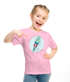 Kinder Mädchen T-Shirt Schulanfang Schultüte-Grafik mit Name personalisiert Schriftzug Endlich Schulkind 2026 SpecialMe®preview