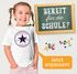 Kinder Mädchen T-Shirt Schulanfang Stern mit Name personalisiert Schulkind Geschenkidee Einschulung 2025 SpecialMe®preview