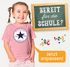 Kinder Mädchen T-Shirt Schulanfang Stern mit Name personalisiert Schulkind Geschenkidee Einschulung 2025 SpecialMe®preview
