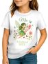 Kinder Mädchen T-Shirt Schulkind 2025 Prinzessin Fee Mermaid mit Name Jahreszahl personalisiert Einschulungsgeschenk SpecialMe®preview