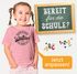 Kinder Mädchen T-Shirt Schulkind mit Name Jahreszahl Erste Klasse Logo-Design personalisiert Geschenkidee Einschulung 2025 SpecialMe®preview