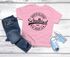 Kinder Mädchen T-Shirt Schulkind mit Name Jahreszahl Erste Klasse Logo-Design personalisiert Geschenkidee Einschulung 2025 SpecialMe®preview