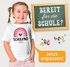 Kinder Mädchen T-Shirt Schulkind mit Name personalisiert Regenbogen-Design Geschenkidee Einschulung 2025 SpecialMe®preview