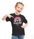 Kinder Mädchen T-Shirt Schulkind mit Name personalisiert Regenbogen-Design Geschenkidee Einschulung 2025 SpecialMe®preview