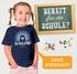 Kinder Mädchen T-Shirt Schulkind mit Name personalisiert Regenbogen-Design Geschenkidee Einschulung 2025 SpecialMe®preview