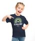 Kinder Mädchen T-Shirt Schulkind mit Name personalisiert Regenbogen-Design Geschenkidee Einschulung 2025 SpecialMe®preview