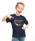 Kinder Mädchen T-Shirt Schulkind personalisiert Jahreszahl Blumen Blüten Goldfarben Geschenk Einschulung 2025 SpecialMe®preview