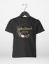 Kinder Mädchen T-Shirt Schulkind personalisiert Jahreszahl Blumen Blüten Goldfarben Geschenk Einschulung 2025 SpecialMe®preview
