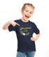 Kinder Mädchen T-Shirt Schulkind personalisiert Jahreszahl Blumen Blüten Goldfarben Geschenk Einschulung 2026 SpecialMe®preview