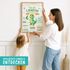 Kinder-Poster Einschulung 2025 Dinoaurier personalisiert mit Wunschname Hobbies Vorlieben Geschenkidee SpecialMe®preview