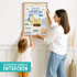 Kinder-Poster Einschulung 2026 Bagger personalisiert mit Wunschname Hobbies Vorlieben Geschenkidee SpecialMe®preview