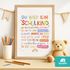 Kinder-Poster Einschulung Du bist ein Schulkind Affirmattionen Motivation Mutmach-Geschenk Deko Kinderzimmer SpecialMe®preview