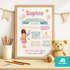 Kinder-Poster Einschulung Motivation Affirmation personalisiert mit Namen Mutmacher Geschenk Deko Schulstart SpecialMe®preview
