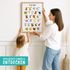 Kinder-Poster Einschulung personalisiert mit Name | ABC Zahlen Buchstaben Lernen | Bilder Kinderzimmer mit lustigen Tieren SpecialMe®preview