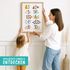 Kinder-Poster Einschulung personalisiert mit Name | ABC Zahlen Buchstaben Lernen | Bilder Kinderzimmer mit lustigen Tieren SpecialMe®preview