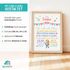 Kinder-Poster Einschulung personalisiert mit Namen Mutmacher Botschaften Affirmationsposter Erste Klasse SpecialMe®preview