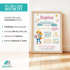 Kinder-Poster Einschulung personalisiert mit Namen Mutmacher Botschaften Affirmationsposter Erste Klasse SpecialMe®preview