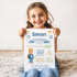 Kinder-Poster Einschulung personalisiert mit Namen Mutmacher Botschaften Affirmationsposter Erste Klasse SpecialMe®preview