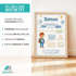 Kinder-Poster Einschulung personalisiert mit Namen Mutmacher Botschaften Affirmationsposter Erste Klasse SpecialMe®preview