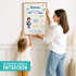 Kinder-Poster Einschulung personalisiert mit Namen Mutmacher Botschaften Affirmationsposter Erste Klasse SpecialMe®preview