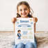 Kinder-Poster Einschulung personalisiert mit Namen Mutmacher Botschaften Affirmationsposter Erste Klasse SpecialMe®preview