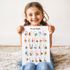 Kinder-Poster Geschenk Einschulung personalisiert mit Name | ABC Zahlen Buchstaben Lernen | Bilder Kinderzimmer mit lustigen Tieren SpecialMe®preview