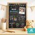 Kinder-Poster Steckbrief Design Schultafel Kreidetafel personalisiert Kinderposter Namen Foto Geschenk SpecialMe®preview
