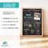 Kinder-Poster Steckbrief Design Schultafel Kreidetafel personalisiert Kinderposter Namen Foto Geschenk SpecialMe®preview