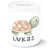 Kinder Spardose mit Namen Schildkröte Tiermotive Watercolor Sparschwein Keramik personalisierte Geschenke SpecialMe®preview