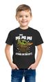 Kinder T-Shirt Das Mimimi stark in dir ist.Parodie Baby Yoda lustiger Spruch Jungen Moonworks®preview