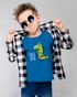 Kinder T-Shirt Dinosaurier Tree Rex Christmas Tyrannosaurus XMAS Outfit Jungen Mädchen Weihnachten Moonworks®preview