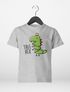 Kinder T-Shirt Dinosaurier Tree Rex Christmas Tyrannosaurus XMAS Outfit Jungen Mädchen Weihnachten Moonworks®preview