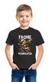 Kinder T-Shirt Frohe Weihnachten Grinch Dab Lustig Weihnachtsoutfit Mädchen Jungen Moonworks®preview