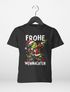 Kinder T-Shirt Frohe Weihnachten Grinch Dab Lustig Weihnachtsoutfit Mädchen Jungen Moonworks®preview