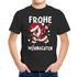 Kinder T-Shirt Frohe Weihnachten Santa Dab Lustig Weihnachtsoutfit Mädchen Jungen Moonworks®preview