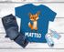 Kinder T-Shirt Fuchs mit Name – Personalisiertes Shirt für Jungen – Tiermotiv bedruckt – Geschenk zur Einschulung oder Geburtstag Moonworks®preview
