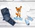 Kinder T-Shirt Fuchs mit Name – Personalisiertes Shirt für Jungen – Tiermotiv bedruckt – Geschenk zur Einschulung oder Geburtstag Moonworks®preview