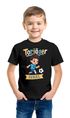 Kinder T-Shirt Fußball personalisiert – Torjäger Motiv mit Name – Geschenk für Jungen – Shirt für Geburtstag oder Einschulung Moonworks®preview
