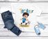 Kinder T-Shirt Fußball personalisiert – Torjäger Motiv mit Name – Geschenk für Jungen – Shirt für Geburtstag oder Einschulung Moonworks®preview
