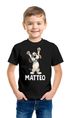 Kinder T-Shirt Hund mit Name – personalisiertes Shirt für Jungen – Lustiges Tiermotiv Hund – Geschenkidee Geburtstag oder Einschulung Moonworks®preview