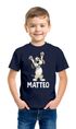 Kinder T-Shirt Hund mit Name – personalisiertes Shirt für Jungen – Lustiges Tiermotiv Hund – Geschenkidee Geburtstag oder Einschulung Moonworks®preview