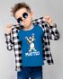 Kinder T-Shirt Hund mit Name – personalisiertes Shirt für Jungen – Lustiges Tiermotiv Hund – Geschenkidee Geburtstag oder Einschulung Moonworks®preview