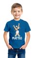 Kinder T-Shirt Hund mit Name – personalisiertes Shirt für Jungen – Lustiges Tiermotiv Hund – Geschenkidee Geburtstag oder Einschulung Moonworks®preview