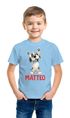 Kinder T-Shirt Hund mit Name – personalisiertes Shirt für Jungen – Lustiges Tiermotiv Hund – Geschenkidee Geburtstag oder Einschulung Moonworks®preview