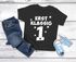 Kinder T-Shirt Jungen Aufdruck erstklassig  Zahl 1 Sterne Geschenk zur Einschulung Schulanfang Moonworks®preview