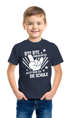 Kinder T-Shirt Jungen Bye Bye Kindergarten Abschied Geschenk zur Einschulung 2026 Schulanfang Moonworks®preview