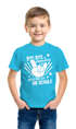 Kinder T-Shirt Jungen Bye Bye Kindergarten Abschied Geschenk zur Einschulung 2026 Schulanfang Moonworks®preview