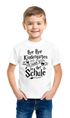 Kinder T-Shirt Jungen Bye Bye Kindergarten ich zaubere jetzt in der Schule Geschenk zur Einschulung Schulanfang Moonworks®preview